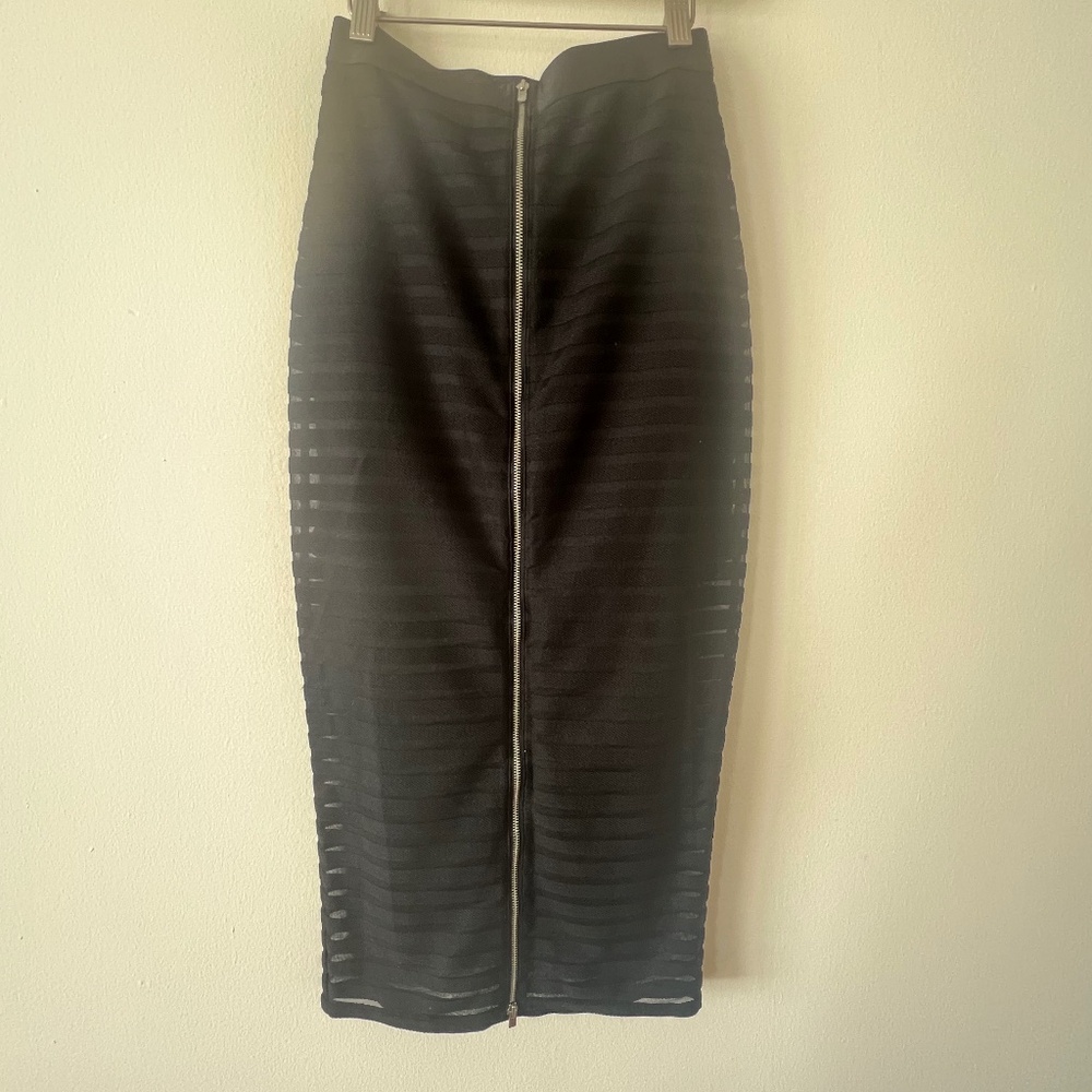 Express mesh zipper skirt